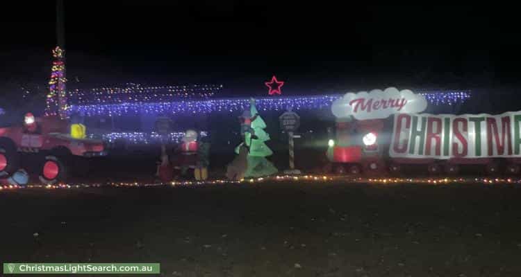 Christmas Light display at 44-48 Pioneer Drive, Logan Village