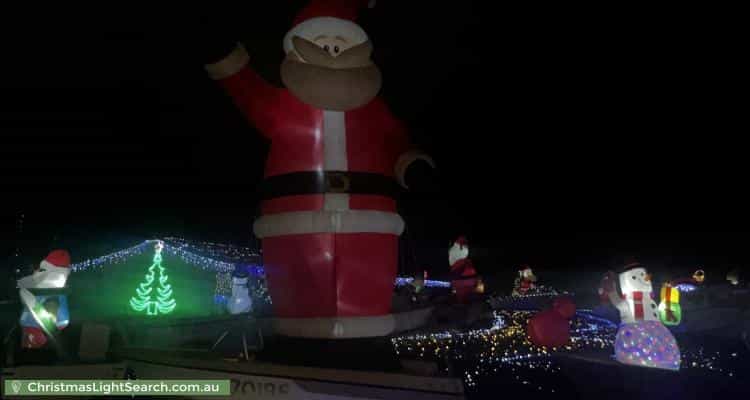 Christmas Light display at 44-48 Pioneer Drive, Logan Village