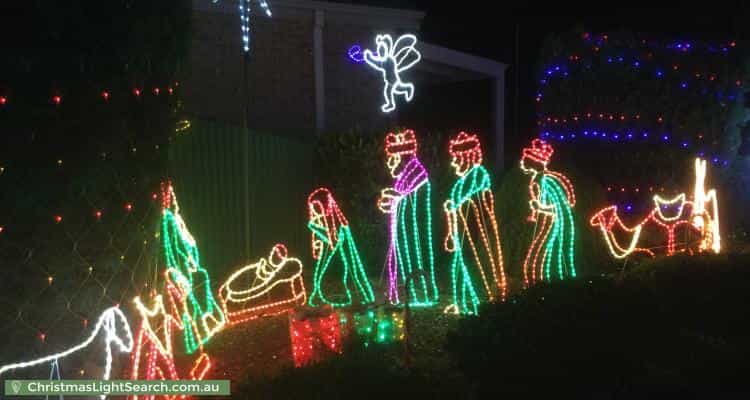 Christmas Light display at 108 Bank Street, Howlong