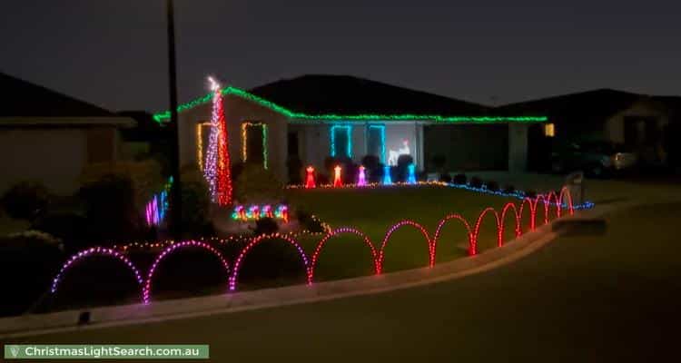 Christmas Light display at 3 Vickery Place, Nuriootpa