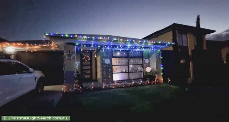 Christmas Light display at 40 Rhynhurst Street, Clyde North