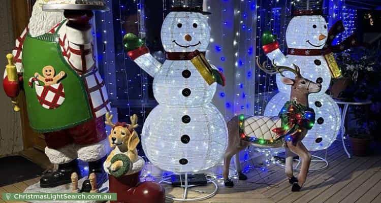 Christmas Light display at 1 Gordon Street, Chiltern