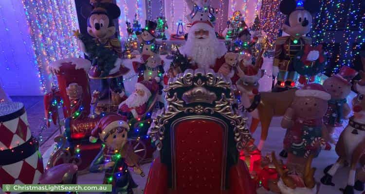 Christmas Light display at 7 South Street, Tempe