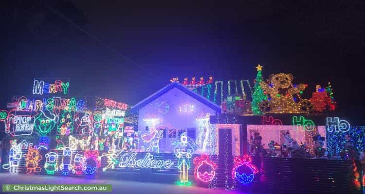 Christmas Light display at 7 South Street, Tempe