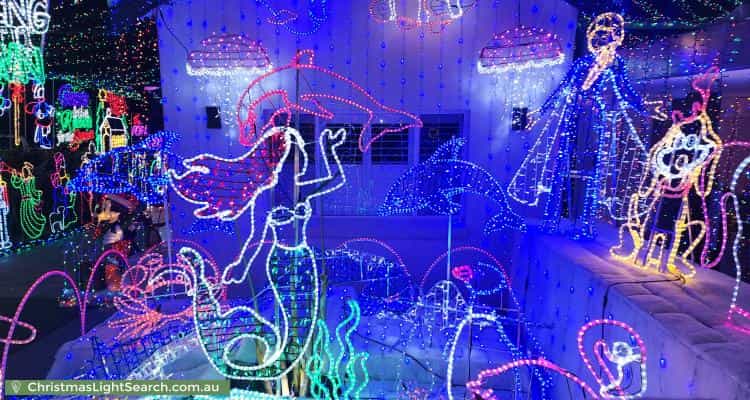 Christmas Light display at 7 South Street, Tempe