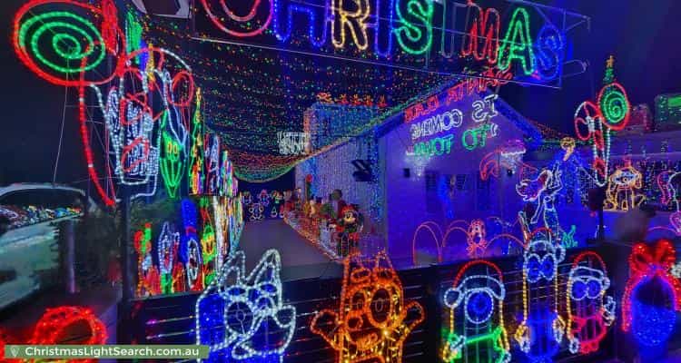 Christmas Light display at 7 South Street, Tempe