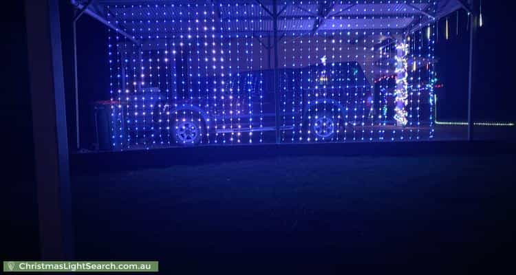Christmas Light display at 32 Fern Street, Blackbutt