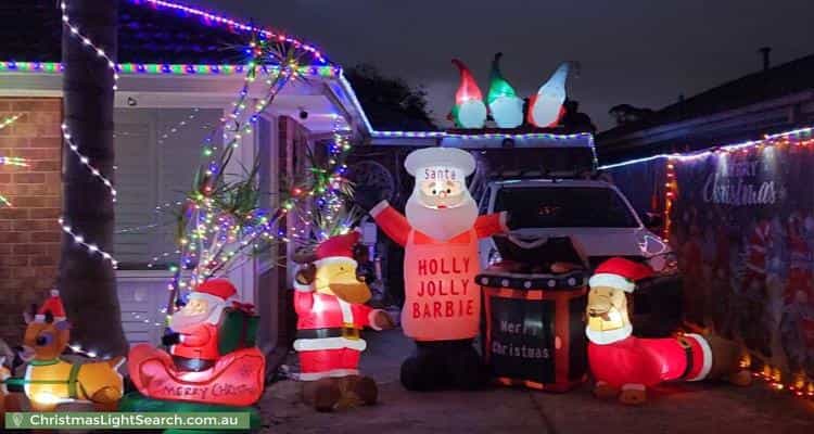 Christmas Light display at 53 Lawless Drive, Cranbourne North