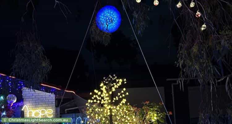 Christmas Light display at 26 Casuarina Avenue, Surrey Downs