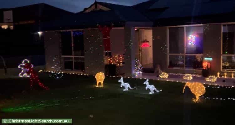 Christmas Light display at 6 Coimadai Court, Mornington
