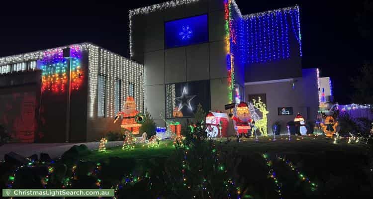 Christmas Light display at 6 Drovers Court, Vermont South