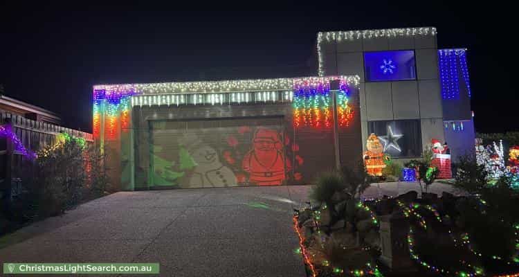 Christmas Light display at 6 Drovers Court, Vermont South