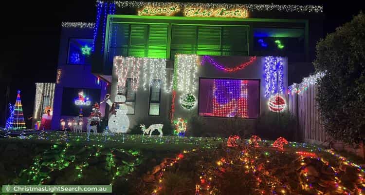Christmas Light display at 6 Drovers Court, Vermont South