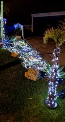 Christmas Light display at 15 Sector Place, Mullaloo