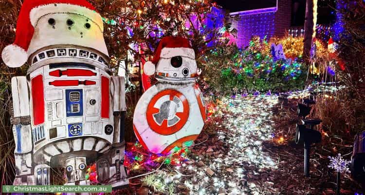 Christmas Light display at 30 Gardiner Avenue, Warradale