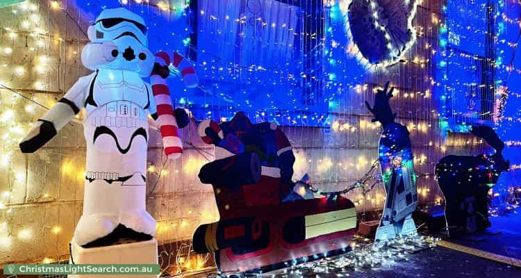 Christmas Light display at 30 Gardiner Avenue, Warradale
