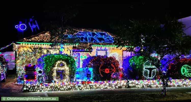 Christmas Light display at 30 Gardiner Avenue, Warradale