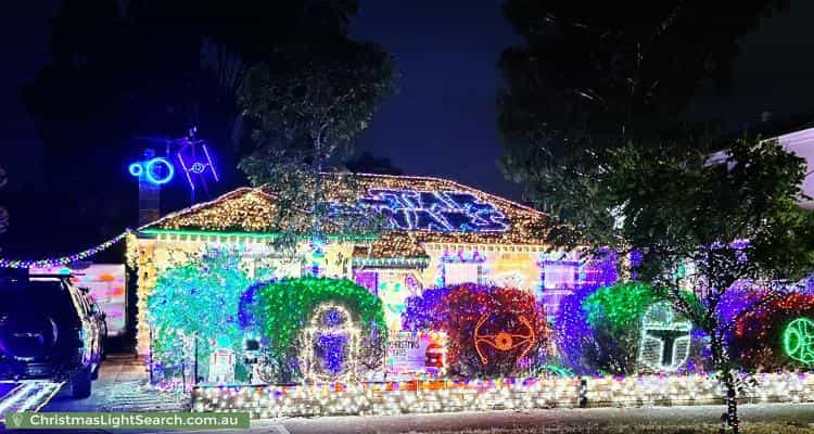 Christmas Light display at 30 Gardiner Avenue, Warradale