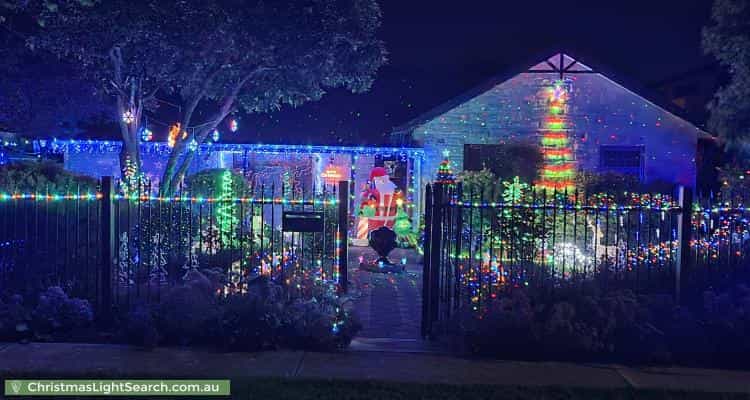 Christmas Light display at 6 Mattson Avenue, Warradale
