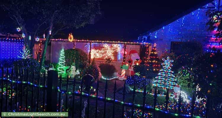 Christmas Light display at 6 Mattson Avenue, Warradale