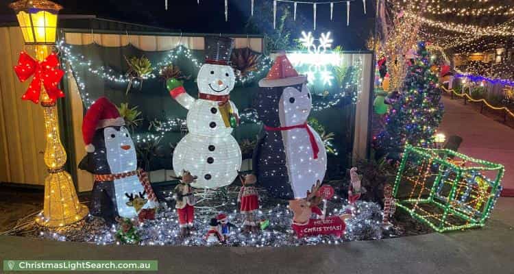 Christmas Light display at 211 Benhiam Street, Calamvale