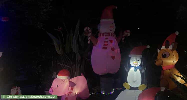 Christmas Light display at 10 Adrian Street, Bentleigh East