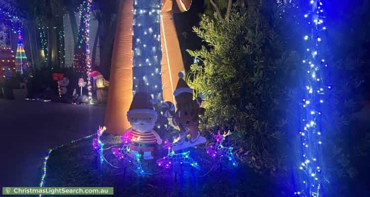 Christmas Light display at 10 Adrian Street, Bentleigh East