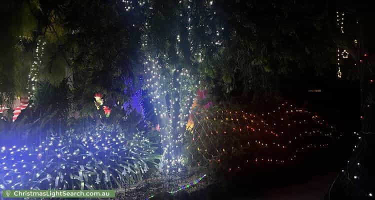 Christmas Light display at 10 Adrian Street, Bentleigh East