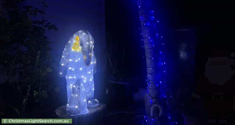 Christmas Light display at 10 Adrian Street, Bentleigh East