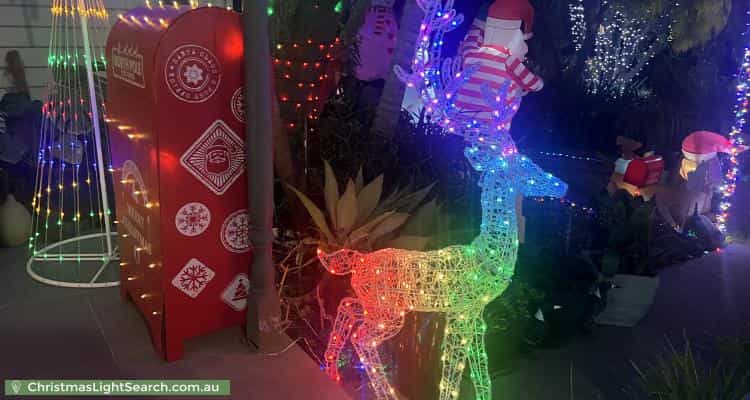 Christmas Light display at 10 Adrian Street, Bentleigh East