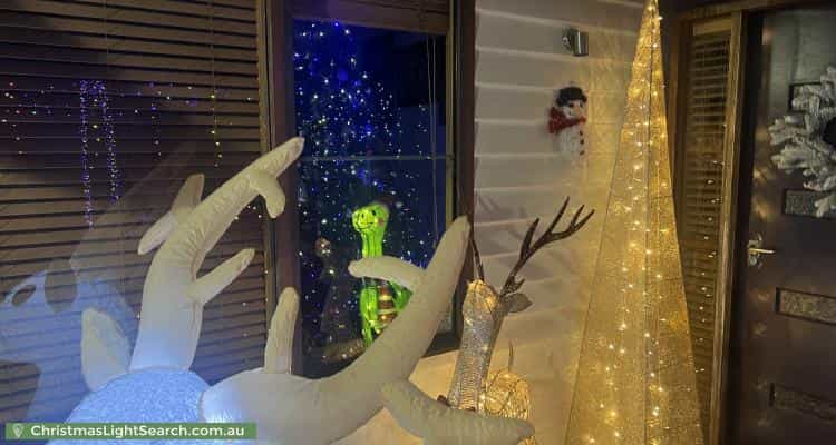 Christmas Light display at 10 Adrian Street, Bentleigh East