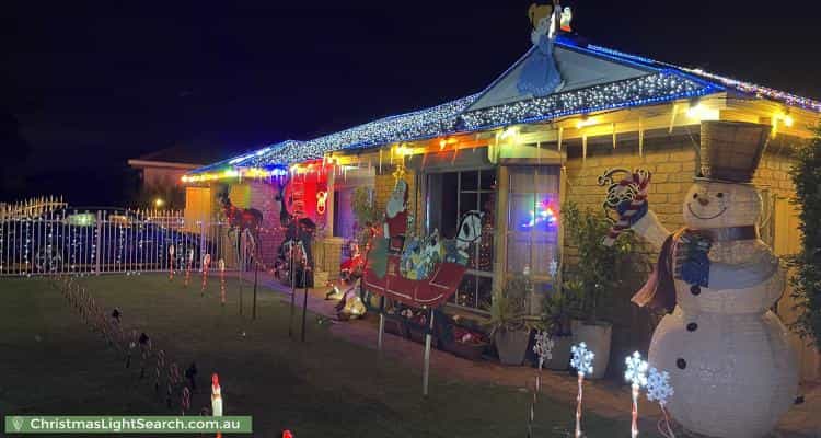 Christmas Light display at 36 Maple Avenue, Royal Park