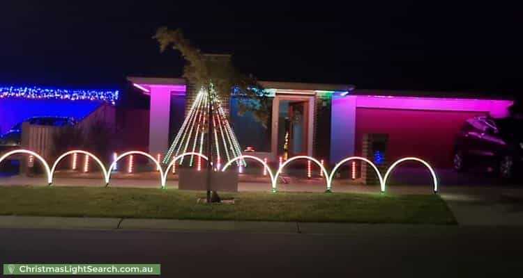 Christmas Light display at 8 Kuwan Street, Drouin
