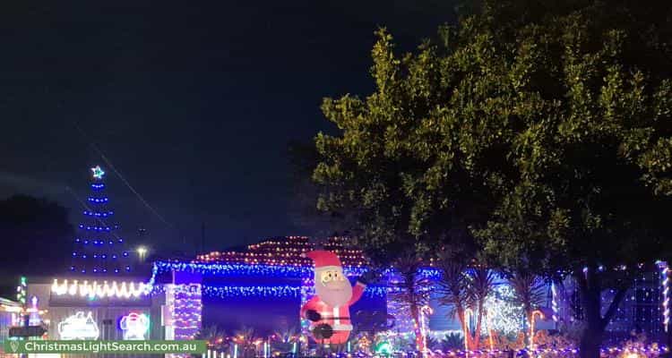 Christmas Light display at  Arkaba Street, Taperoo