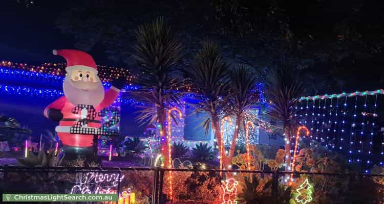 Christmas Light display at  Arkaba Street, Taperoo