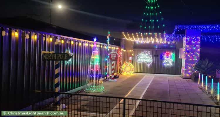 Christmas Light display at  Arkaba Street, Taperoo