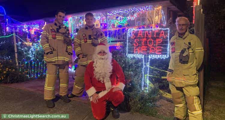 Christmas Light display at 25 Mulgrave Way, Croydon North