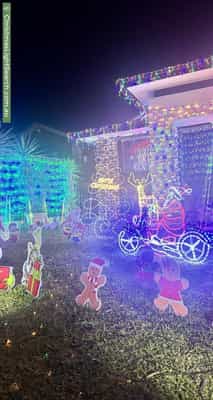 Christmas Light display at 4 Stuart Street, Dernancourt