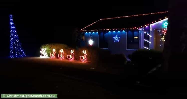 Christmas Light display at 29 Cuthbert Circuit, Wanniassa