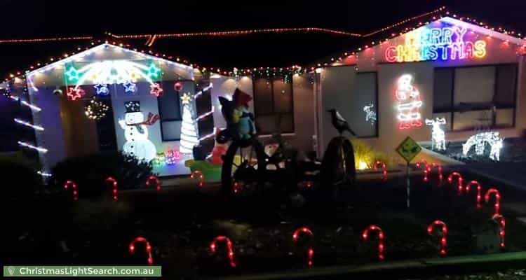 Christmas Light display at 29 Cuthbert Circuit, Wanniassa