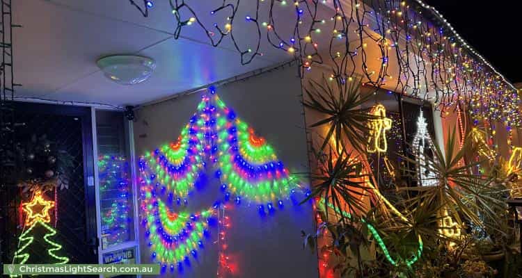 Christmas Light display at 22 Hinchinbrook Circuit, Forest Lake