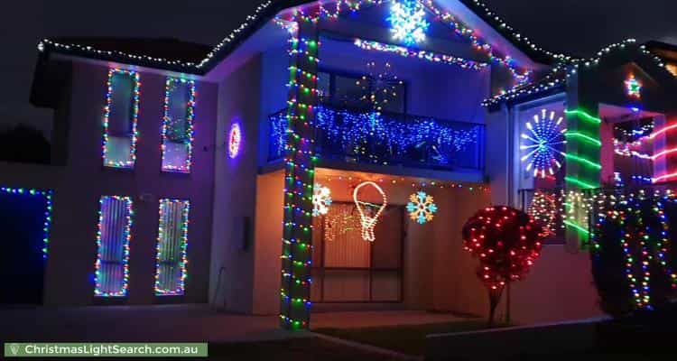 Christmas Light display at 46 Rollston Street, Amaroo