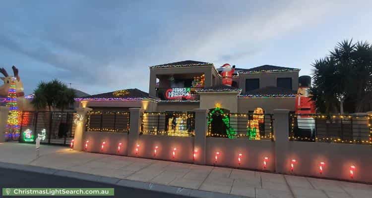 Christmas Light display at 92 East Road, Pearsall