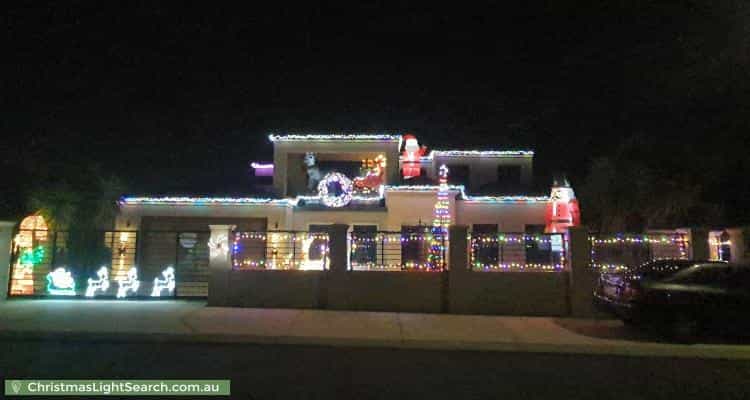 Christmas Light display at 92 East Road, Pearsall