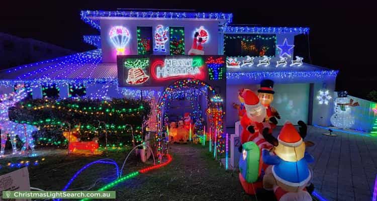 Christmas Light display at  Gimber Street, Melville