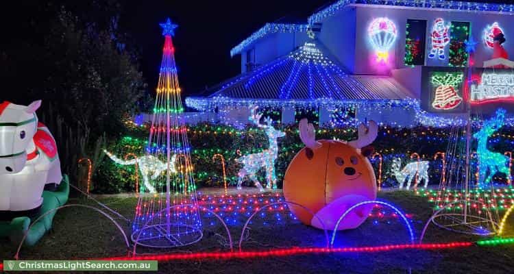 Christmas Light display at  Gimber Street, Melville