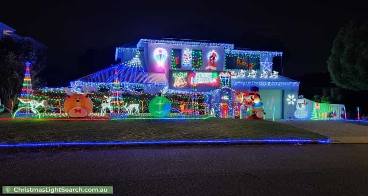 Christmas Light display at  Gimber Street, Melville