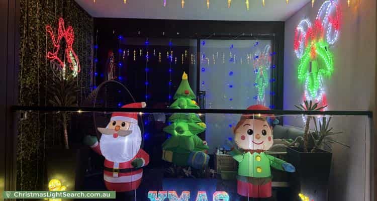 Christmas Light display at 7 Red Hill Terrace, Doncaster East