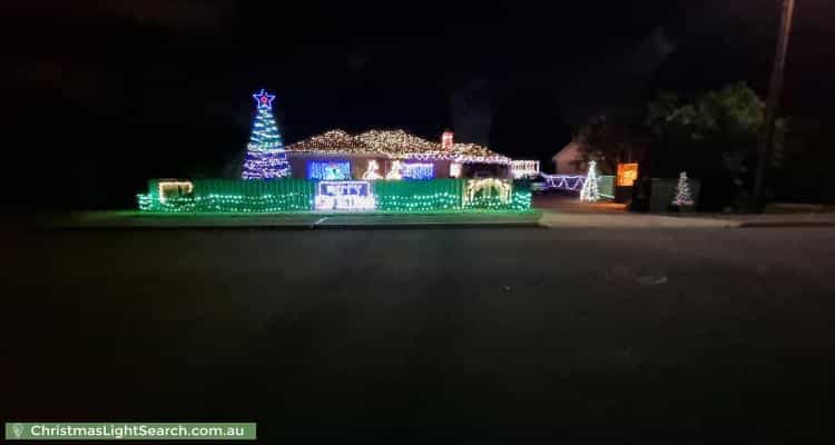 Christmas Light display at 9 Inverness Avenue, Morphett Vale