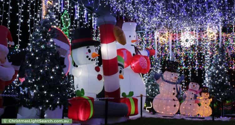 Christmas Light display at 33 Yorn Circuit, Beeliar